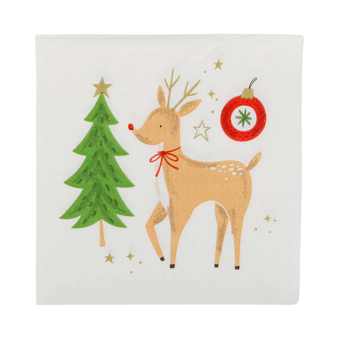 Christmas Icons Cocktail Napkins