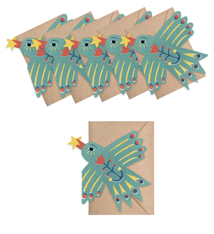 Messenger Bird Mini Greeting Card Set