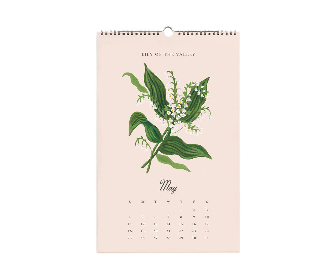 2025 Say It With Flowers Wall Calendar