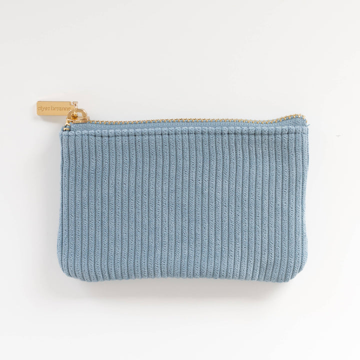 Denim Corduroy Coin Pouch