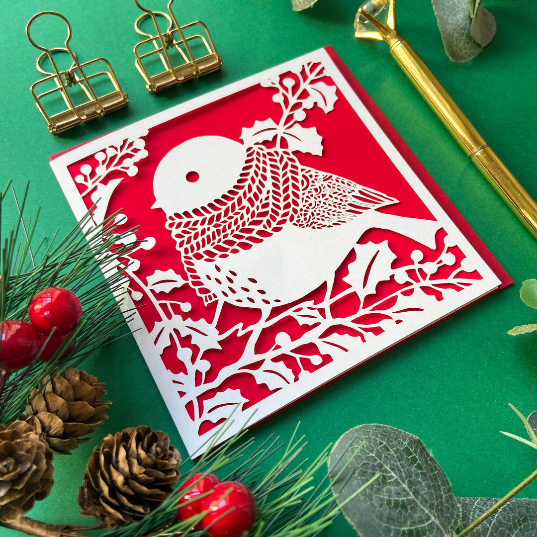 Robin Christmas Greeting Card