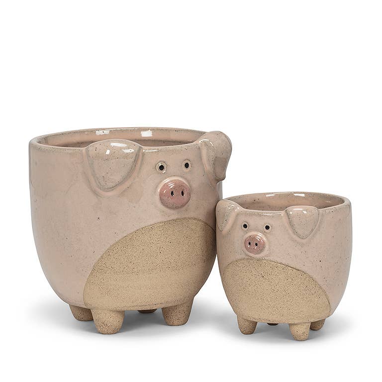 Pig Planter - small - Merry Piglets