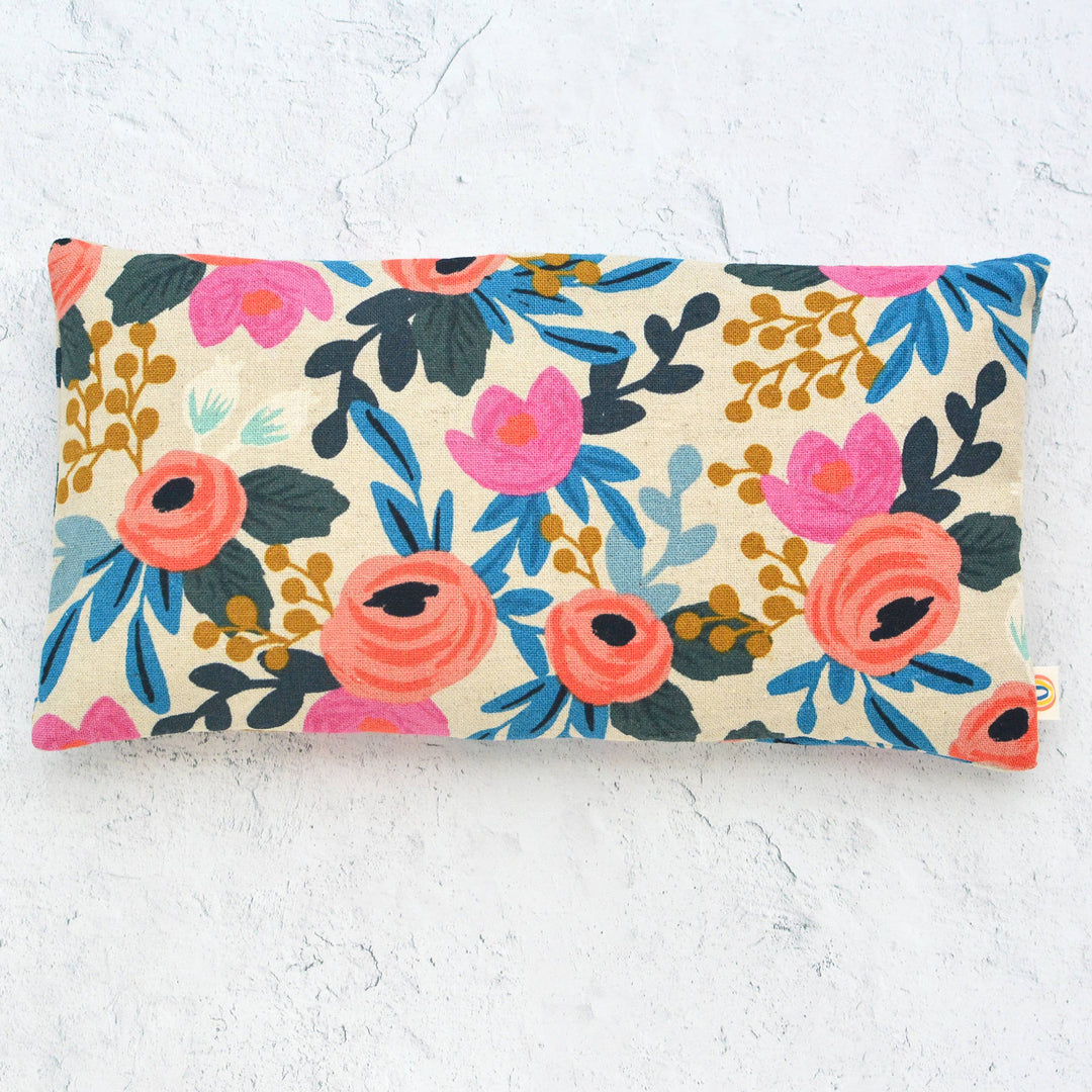 Lavender Eye Pillow: Rosa Pink Floral