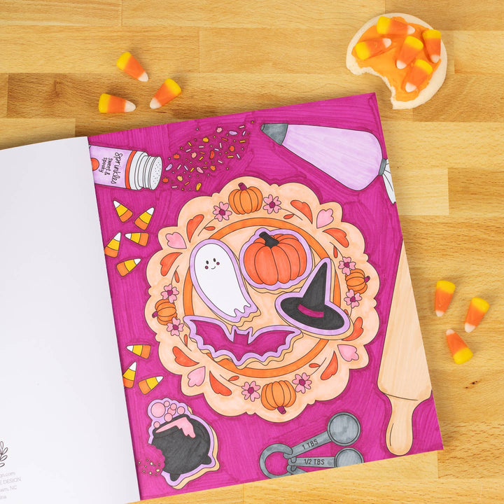 Sweet & Spooky Coloring Book