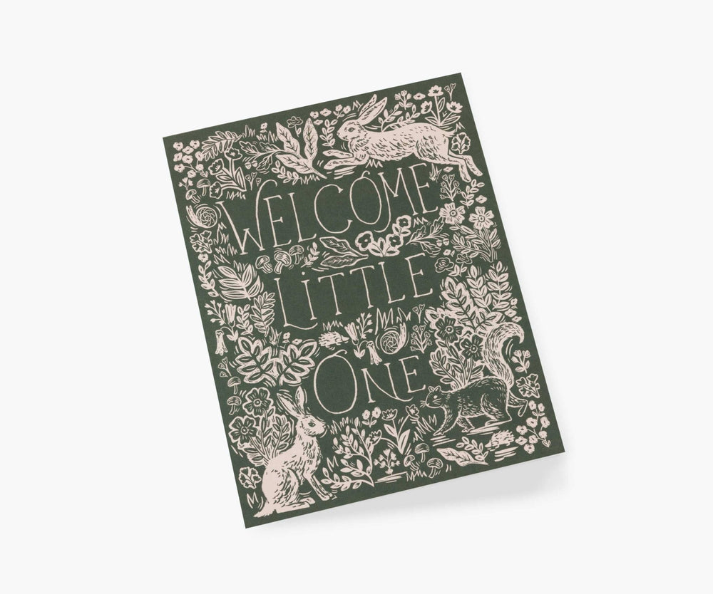 Fable Baby Greeting Card - Merry PigletsRifle Paper Co.