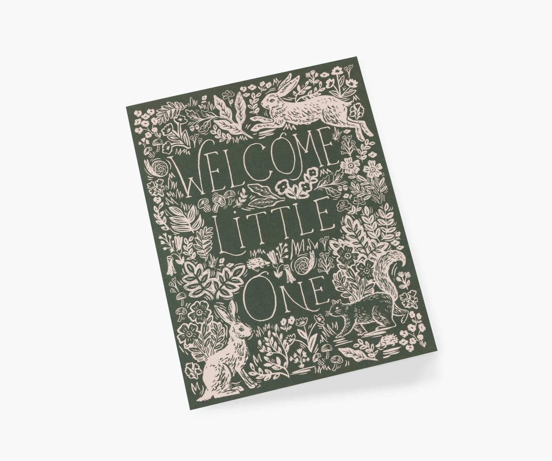 Fable Baby Greeting Card - Merry PigletsRifle Paper Co.