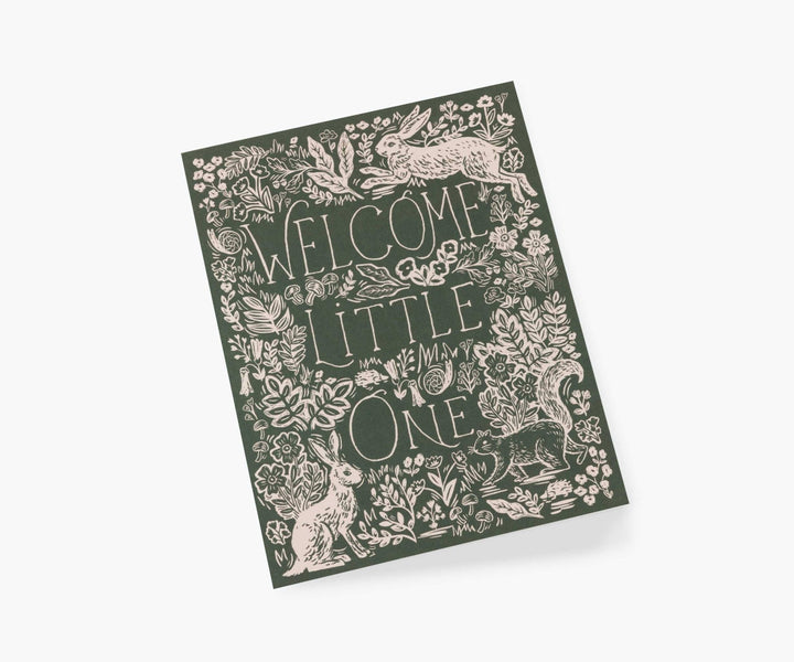 Fable Baby Greeting Card - Merry PigletsRifle Paper Co.