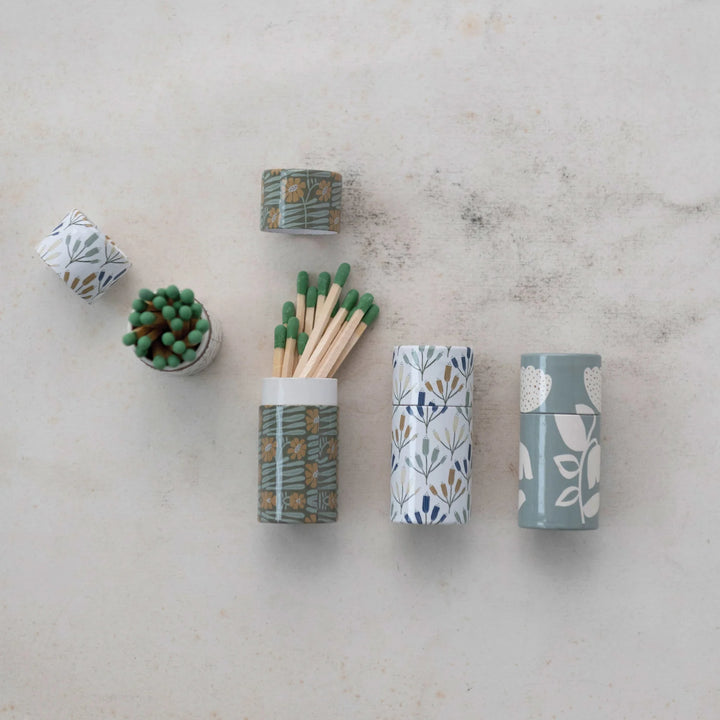 Fall Floral Mini Matchbox Tube