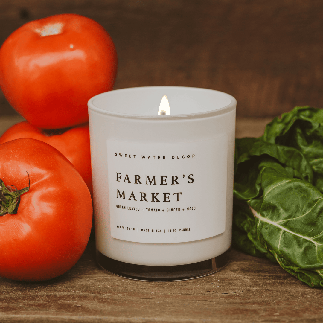 Farmer's Market 11 oz Candle - Merry PigletsSweet Water Decor