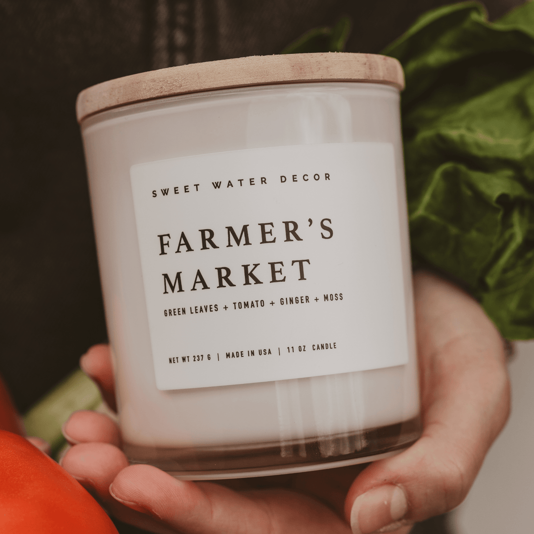 Farmer's Market 11 oz Candle - Merry PigletsSweet Water Decor
