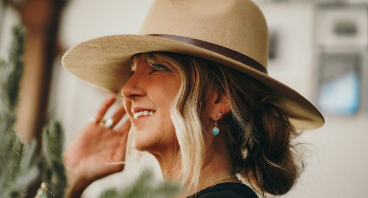 Faye Earrings - Merry PigletsReva Grey