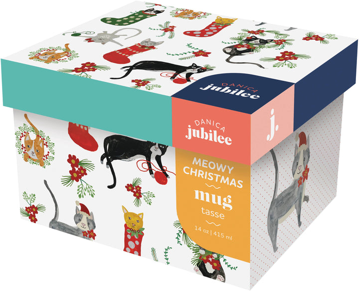 Meowy Christmas Mug in a Box - Merry Piglets