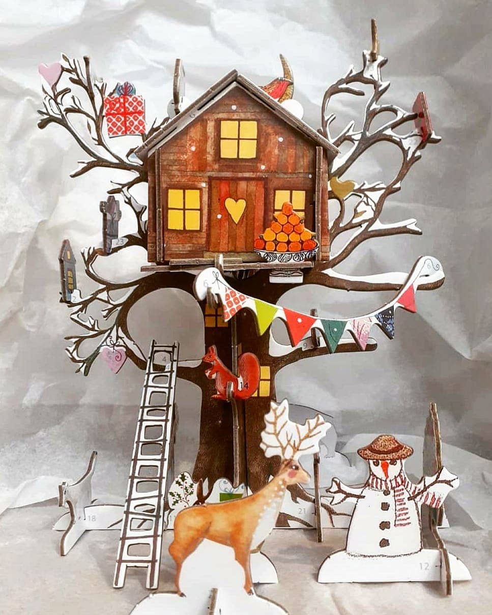 Christmas Treehouse 3D Advent Calendar