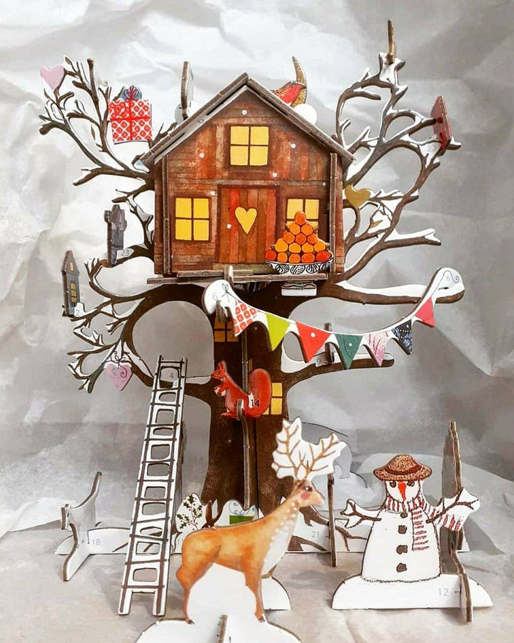 Christmas Treehouse 3D Advent Calendar