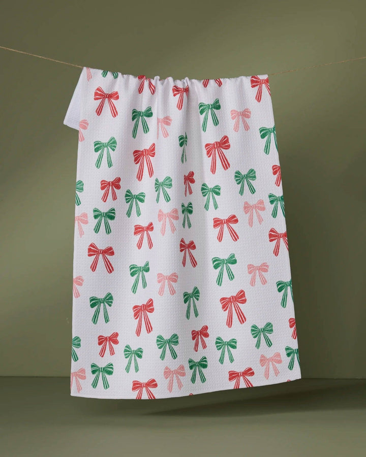 Festoon Tea Towel - Merry PigletsGeometry