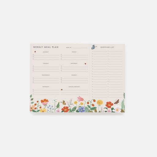 Strawberry Fields Meal Planner Notepad - Merry Piglets