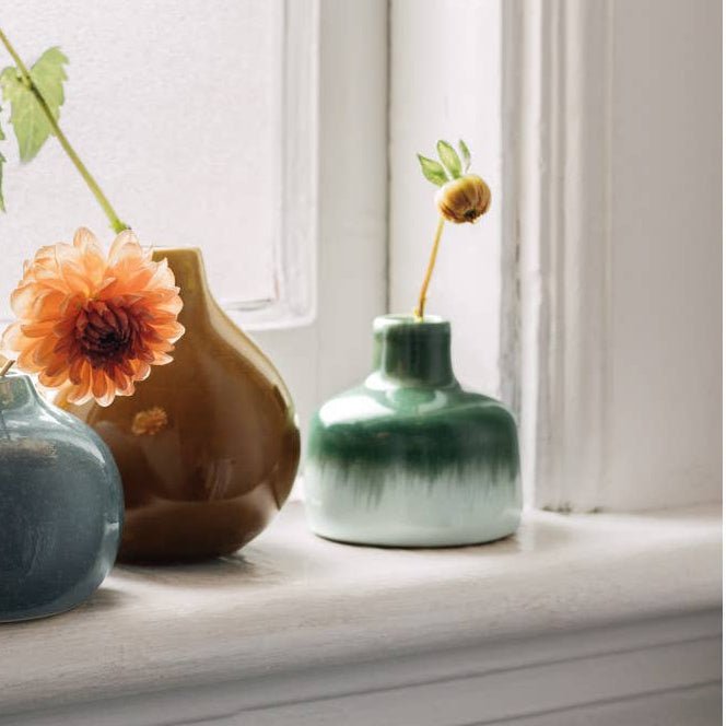 Fir Ceramic Bud Vase - Merry PigletsDanica Heirloom