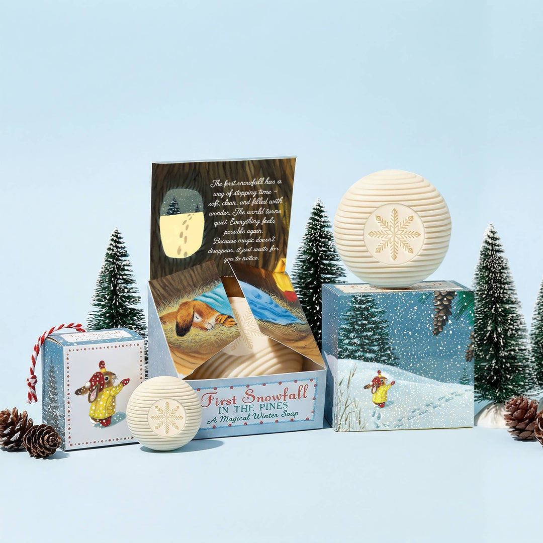First Snowfall Hanging Box Soap - Merry PigletsKalastyle Soap Co.