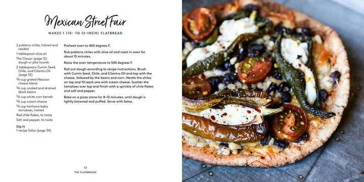 Flatbread: Toppings, Dips, and Drizzles Cookbook - Merry PigletsGibbs Smith