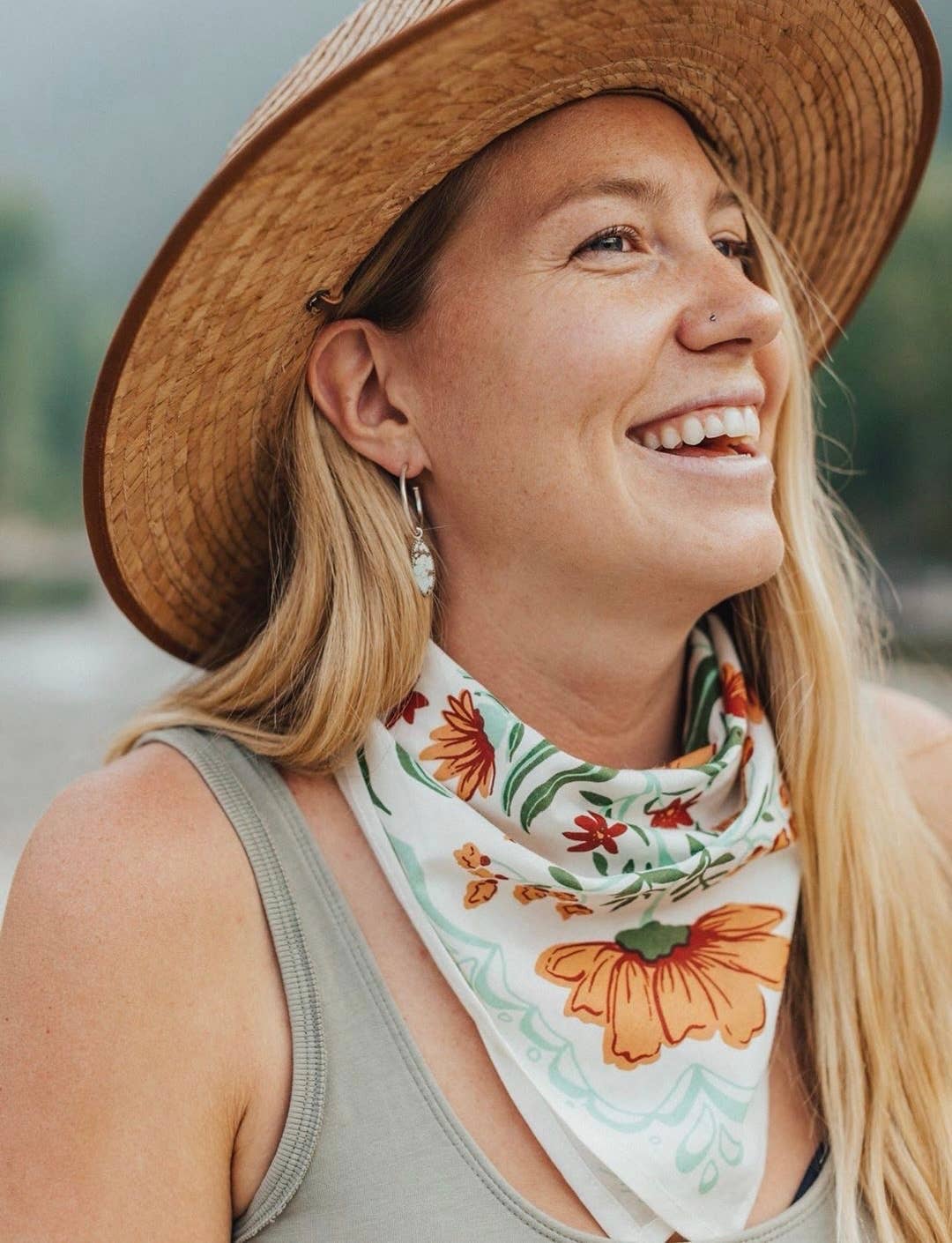 Flora Bandana - Merry PigletsHandker Bandanas