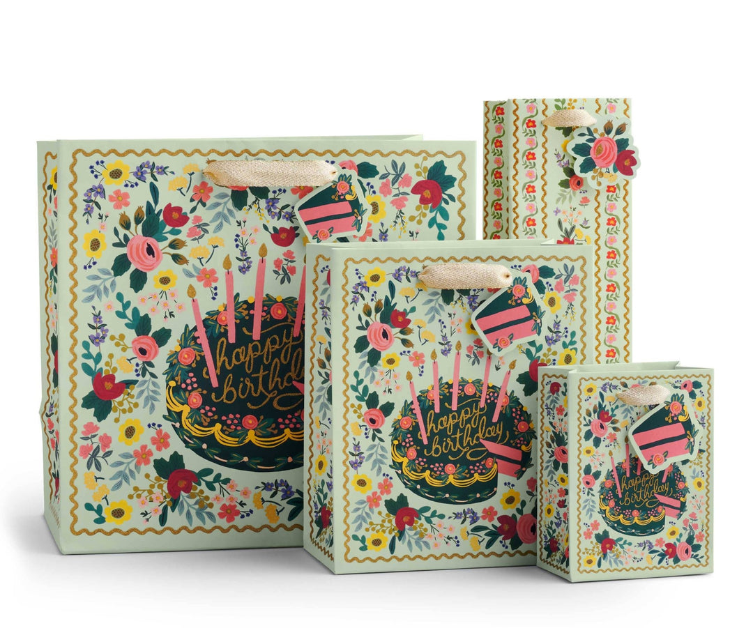 Floral Cake Gift Bag - Merry PigletsRifle Paper Co.