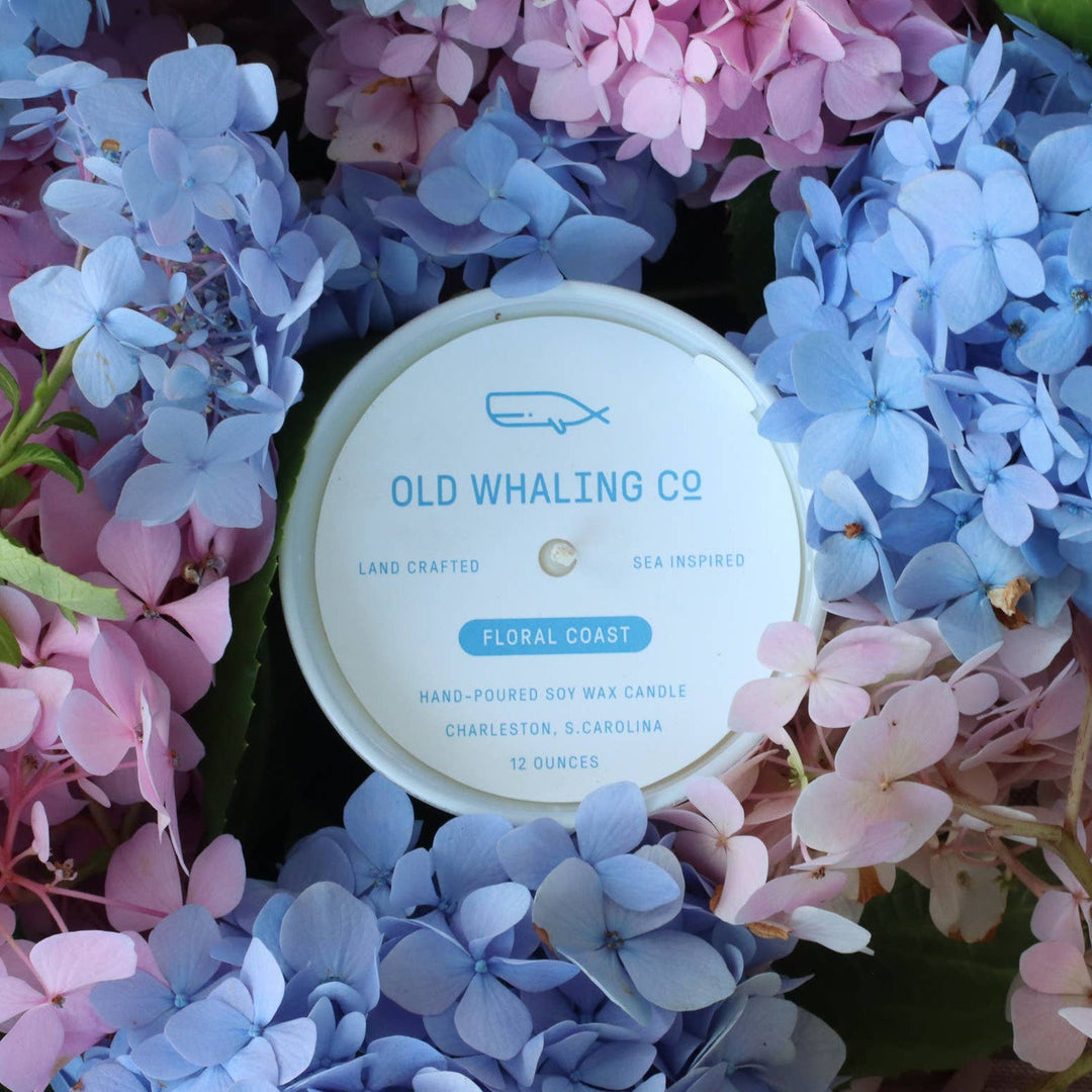 Floral Coast Candle - Merry PigletsOld Whaling Company