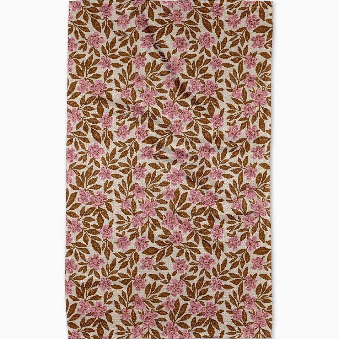 Floral Meadow Tea Towel - Merry PigletsGeometry