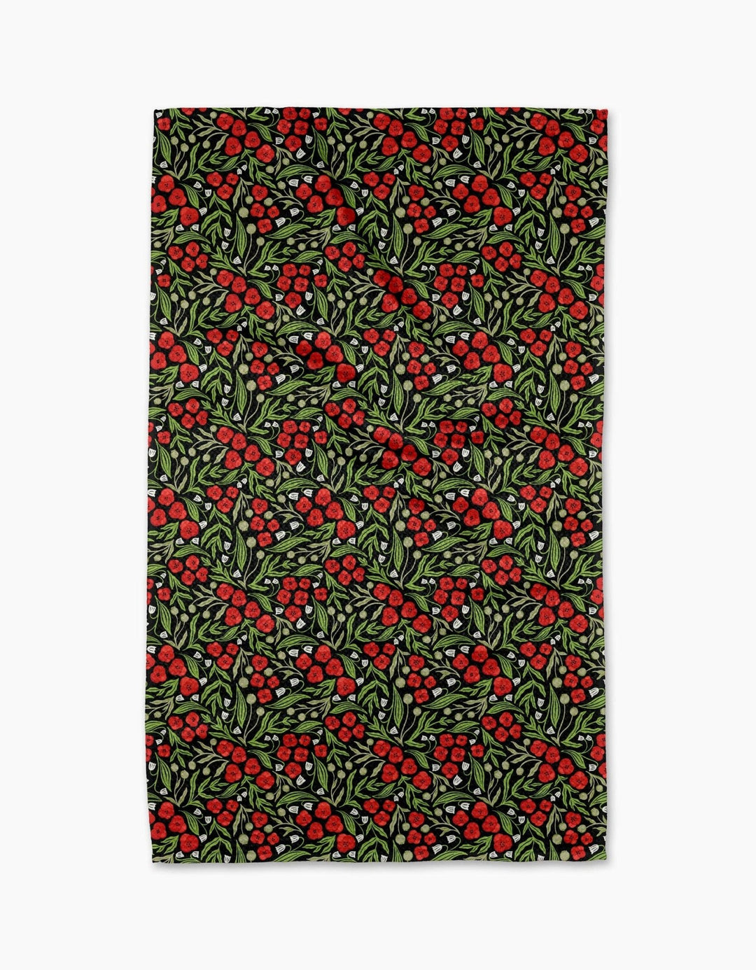 Flowing Poppies Tea Towel - Merry PigletsGeometry