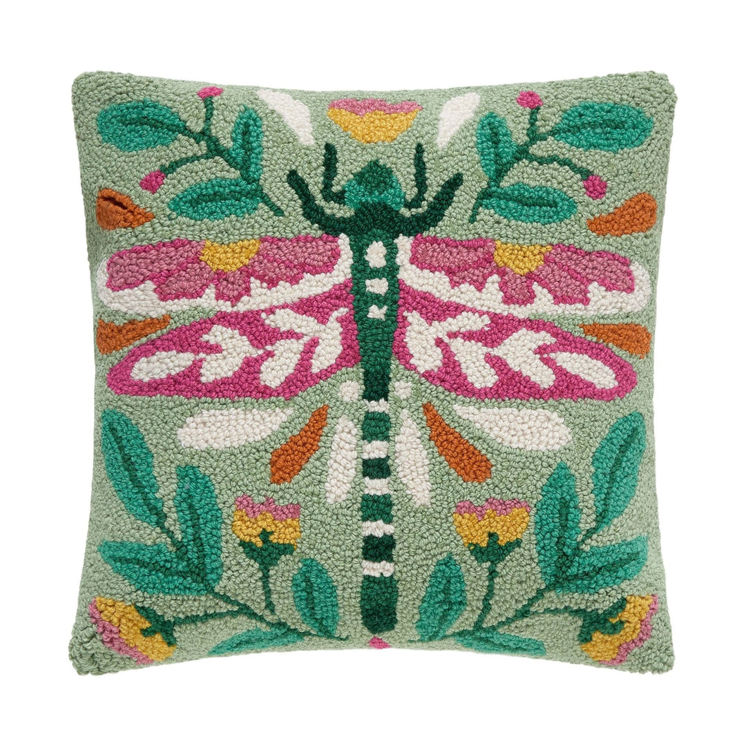 Folk Dragonfly Wool Pillow - Merry PigletsPeking Handicraft