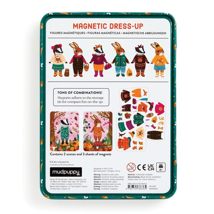Folklore Forest Magnetic Dress-Up - Merry PigletsMudpuppy