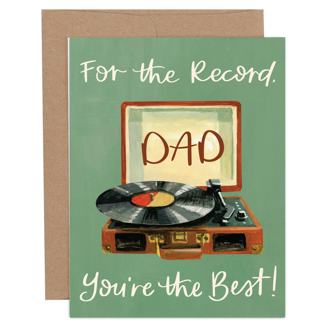 For the Record Father's Day Greeting Card - Merry Piglets1canoe2 | One Canoe Two Paper Co.
