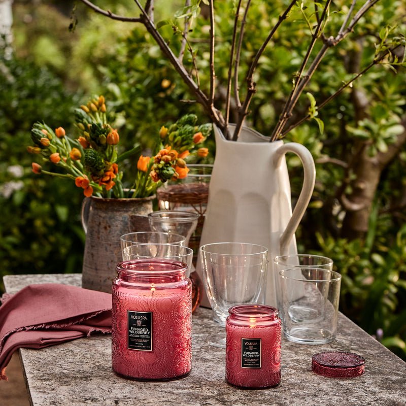 Foraged Wildberry Small Jar Candle - Merry PigletsVoluspa
