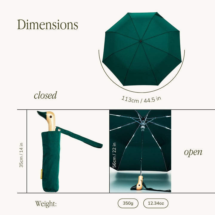 Forest Green Duckhead Umbrella - Merry PigletsOriginal Duckhead USA