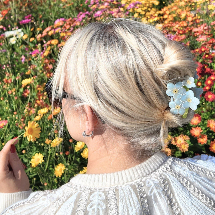Forget - Me - Not Claw Hair Clip - Merry PigletsSolar Eclipse