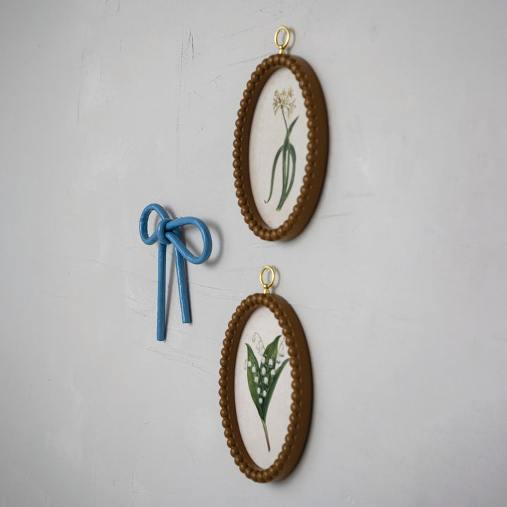 Framed Floral Wall Decor - Merry PigletsCreative Co-Op