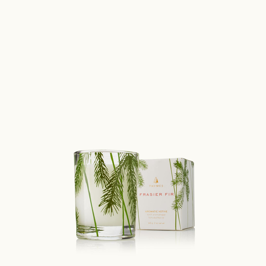 Frasier Fir Boxed Votive Candle - Merry PigletsThymes