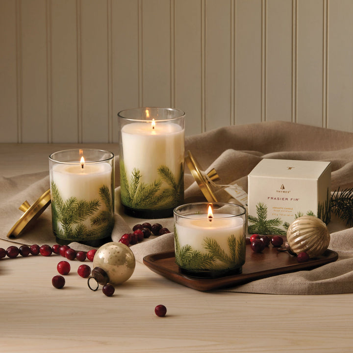 Frasier Fir Heritage Large Pine Needle Luminary Candle - Merry PigletsThymes