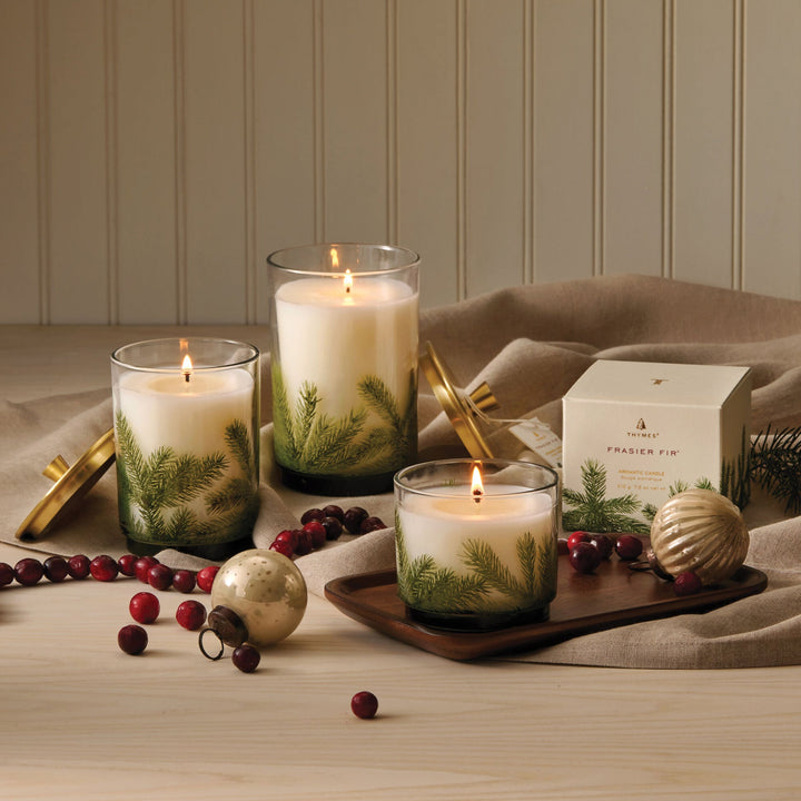 Frasier Fir Heritage Large Pine Needle Luminary Candle