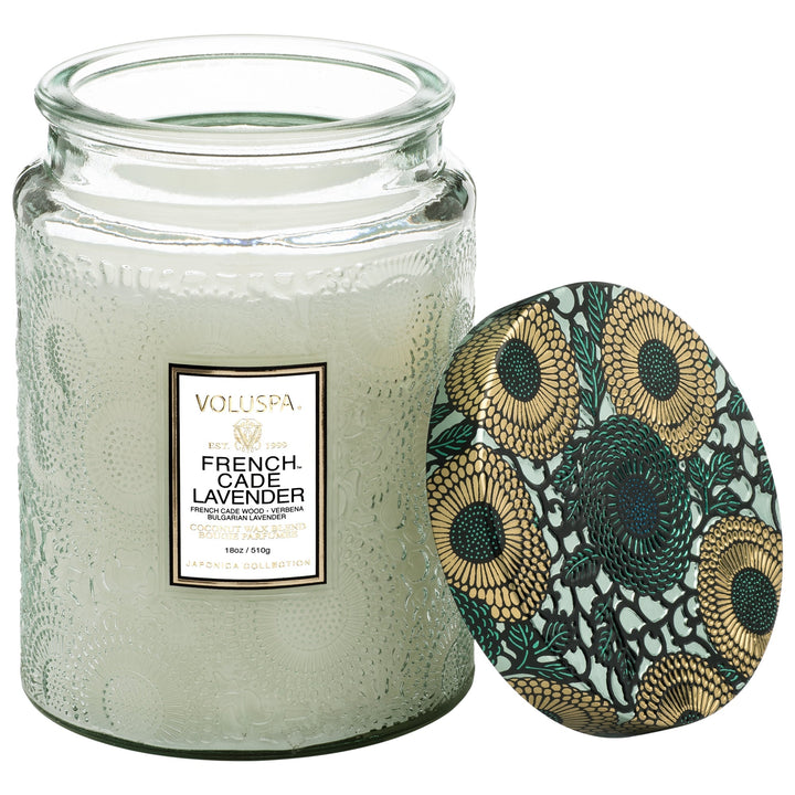 French Cade Lavender Large Jar Candle - Merry PigletsVoluspa