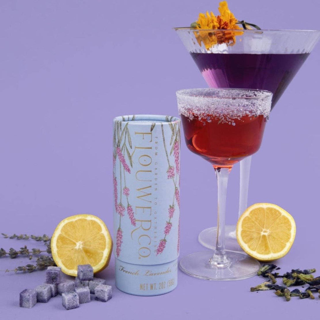 French Lavender Cocktail Cubes - Merry PigletsFLOUWER CO.