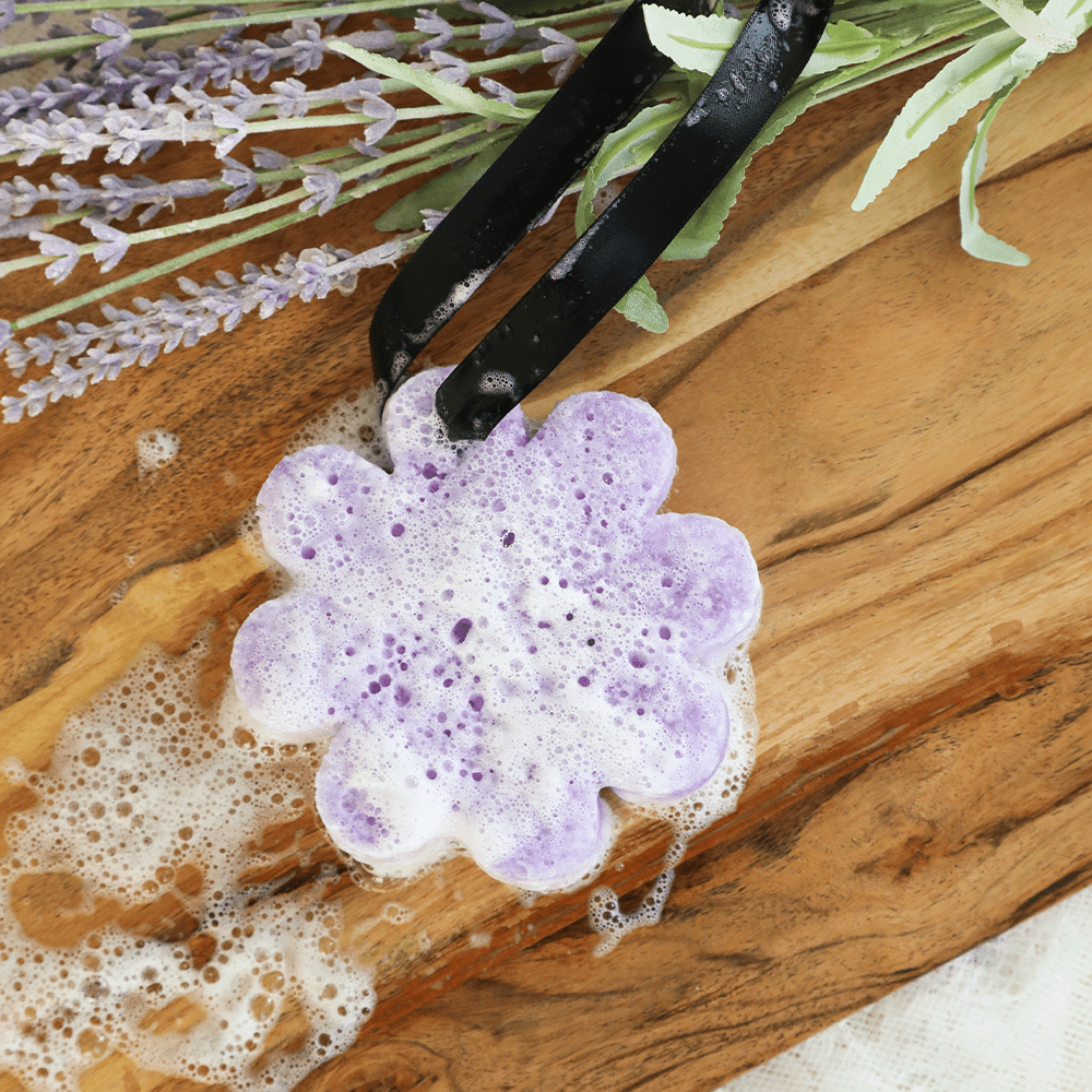 French Lavender Wild Flower Spongette - Merry PigletsSpongellé