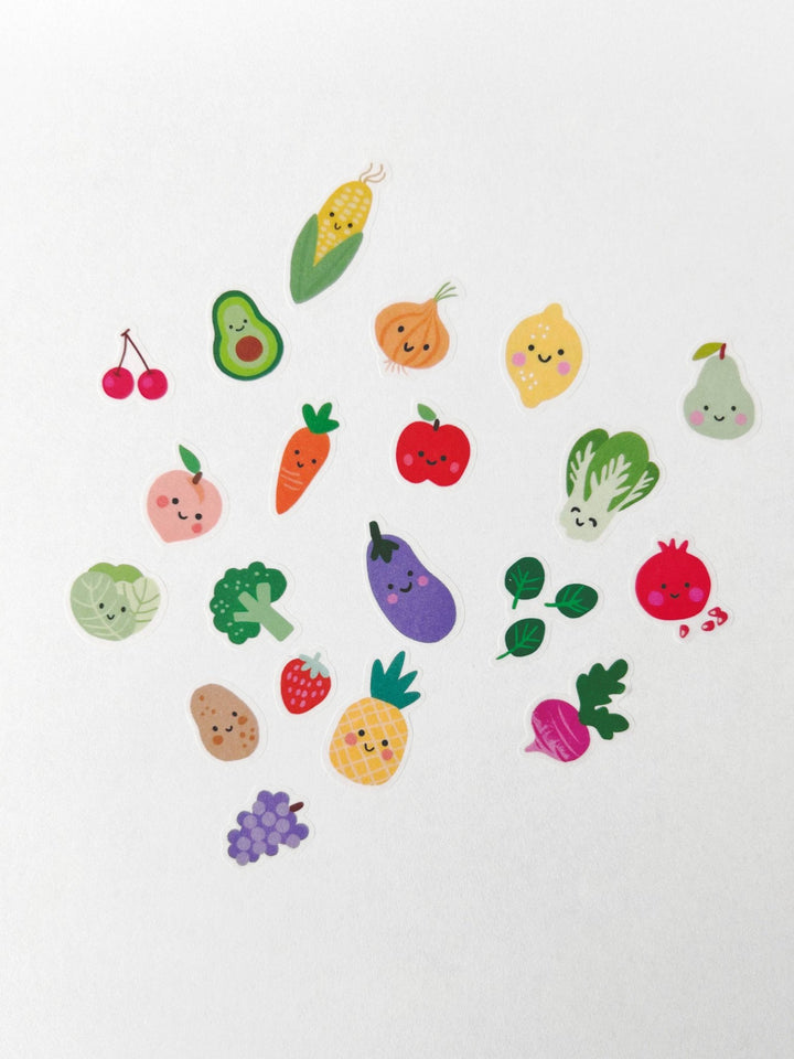 Fresh Picks Jumble Washi Stickers - Merry PigletsGirl of All Work