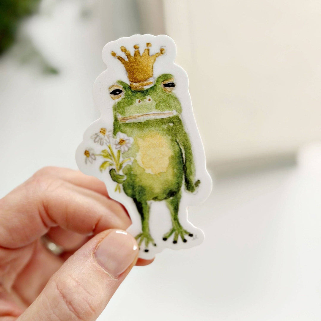 Frog Prince Sticker - Merry Pigletsemily lex studio