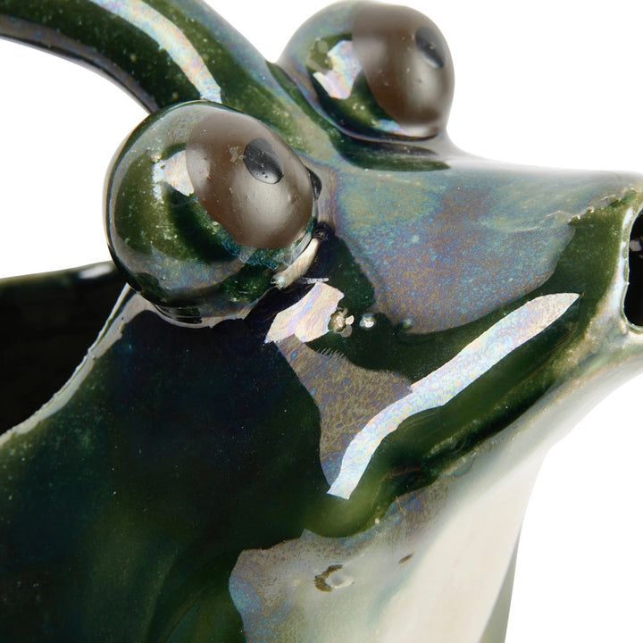 Frog Watering Pitcher - Merry PigletsCreative Co - Op