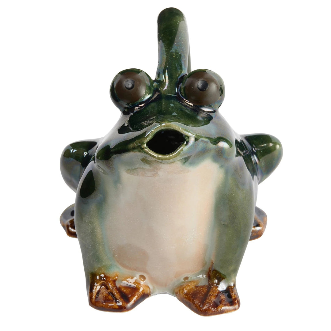 Frog Watering Pitcher - Merry PigletsCreative Co - Op