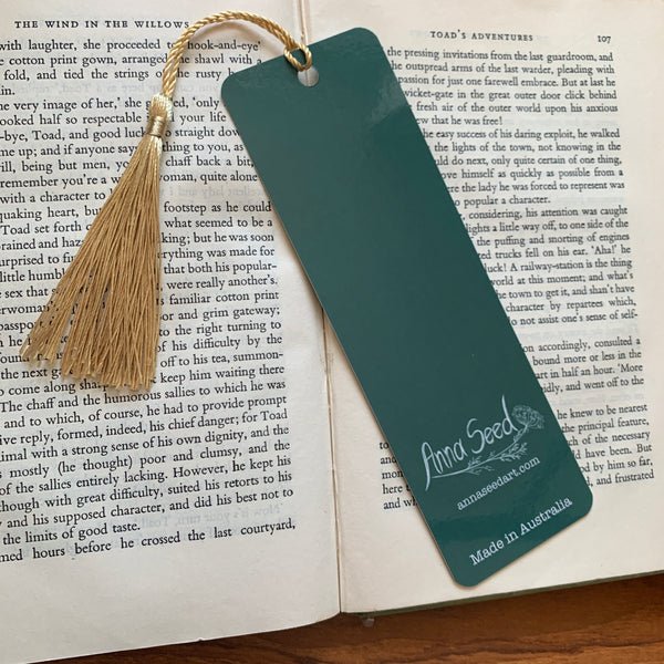 Froggie Picnic Bookmark - Merry PigletsAnna Seed