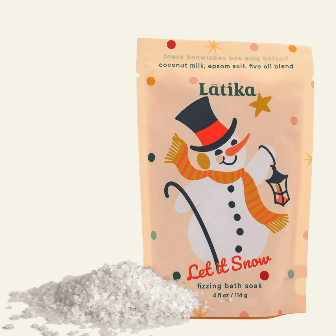 Frosty Snowman Fizzing Bath Soak - Merry PigletsLatika Beauty