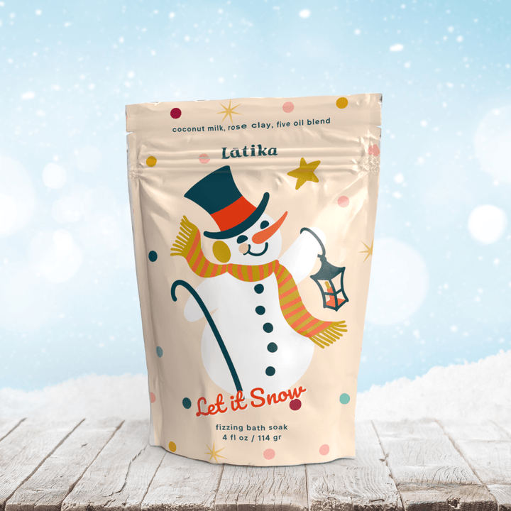 Frosty Snowman Fizzing Bath Soak - Merry PigletsLatika Beauty