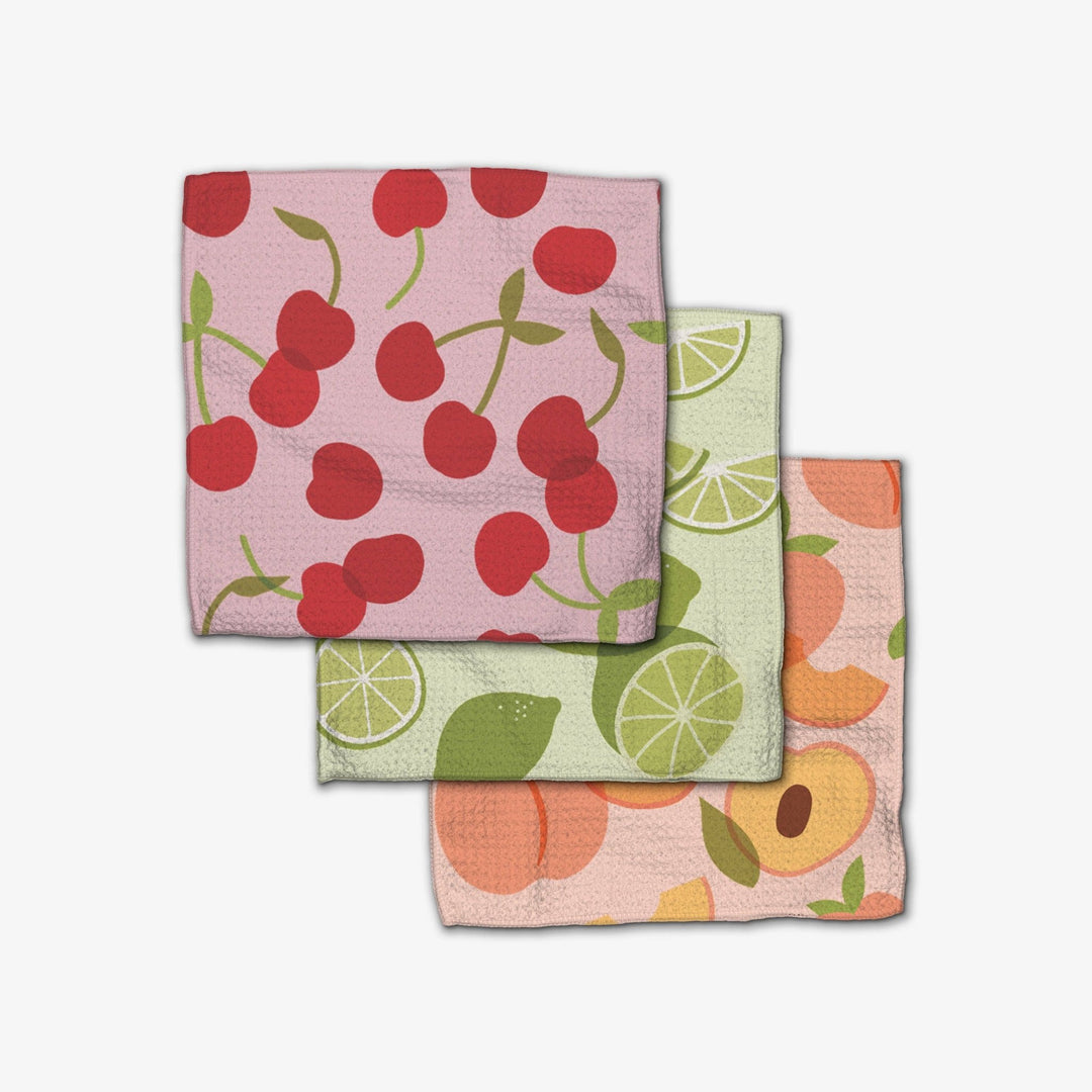 Fruit Fun Dishcloth Set - Merry PigletsGeometry