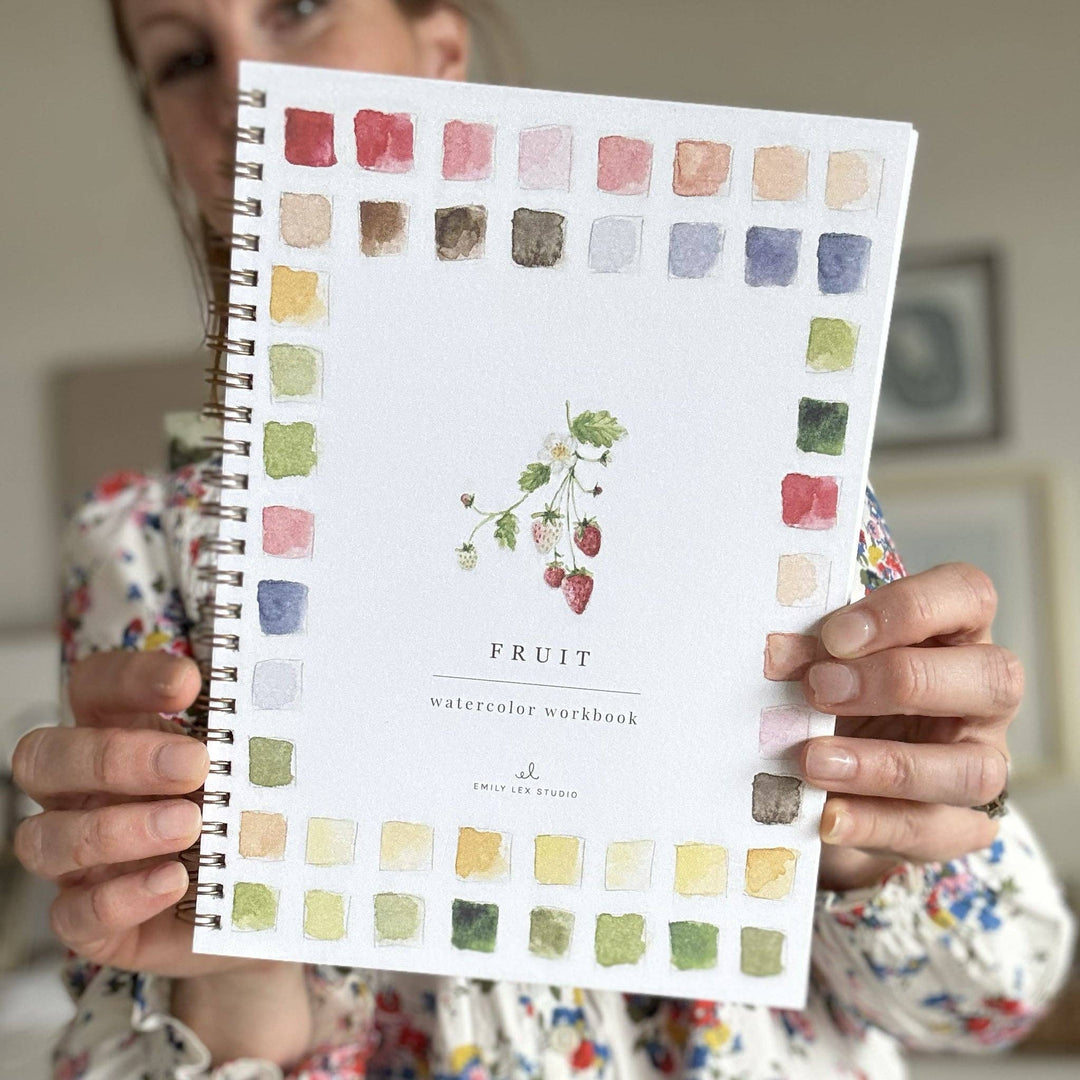 Fruit Watercolor Workbook - Merry Pigletsemily lex studio